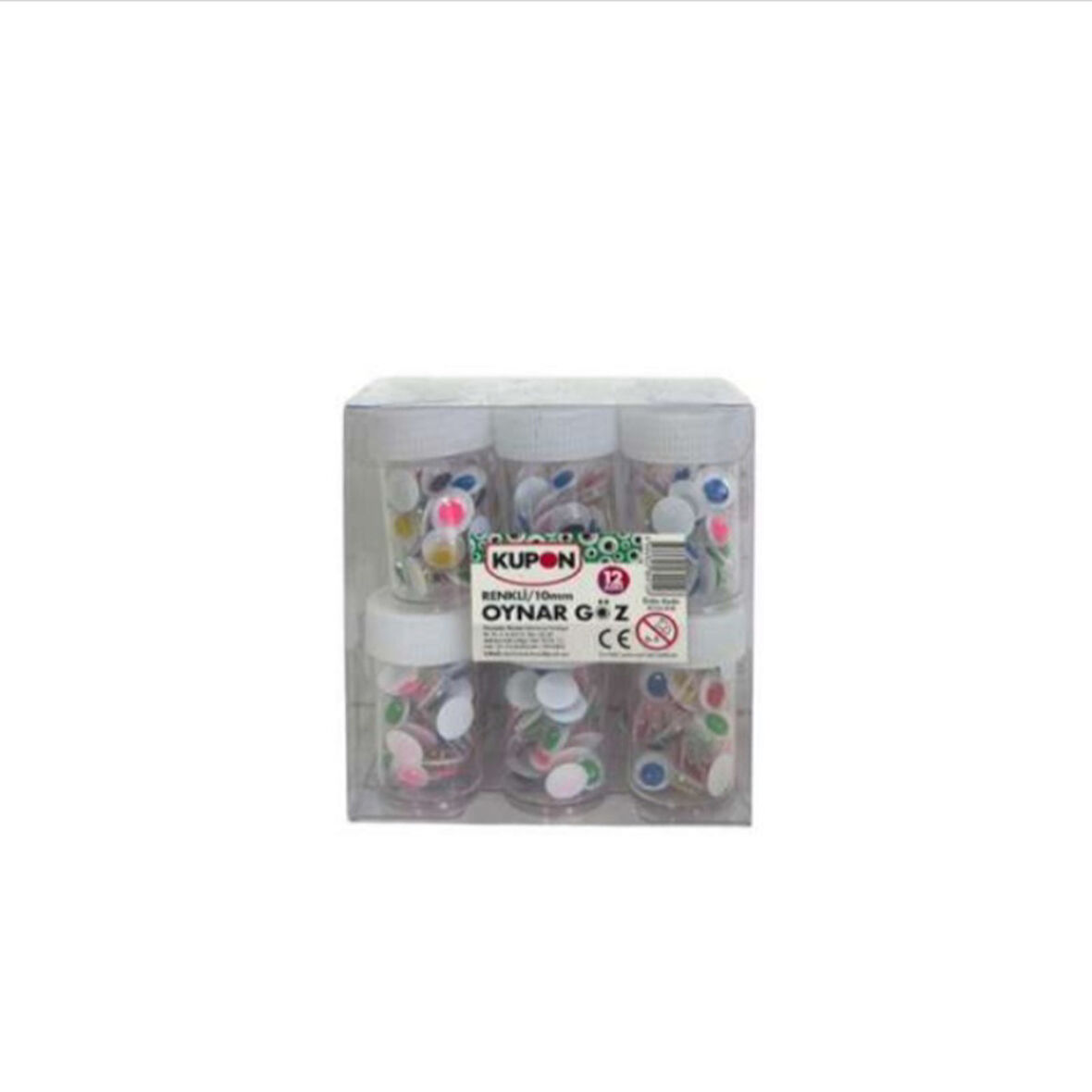 KOG-308 OYNAR GÖZ RENKLİ 10MM, 2 TÜP