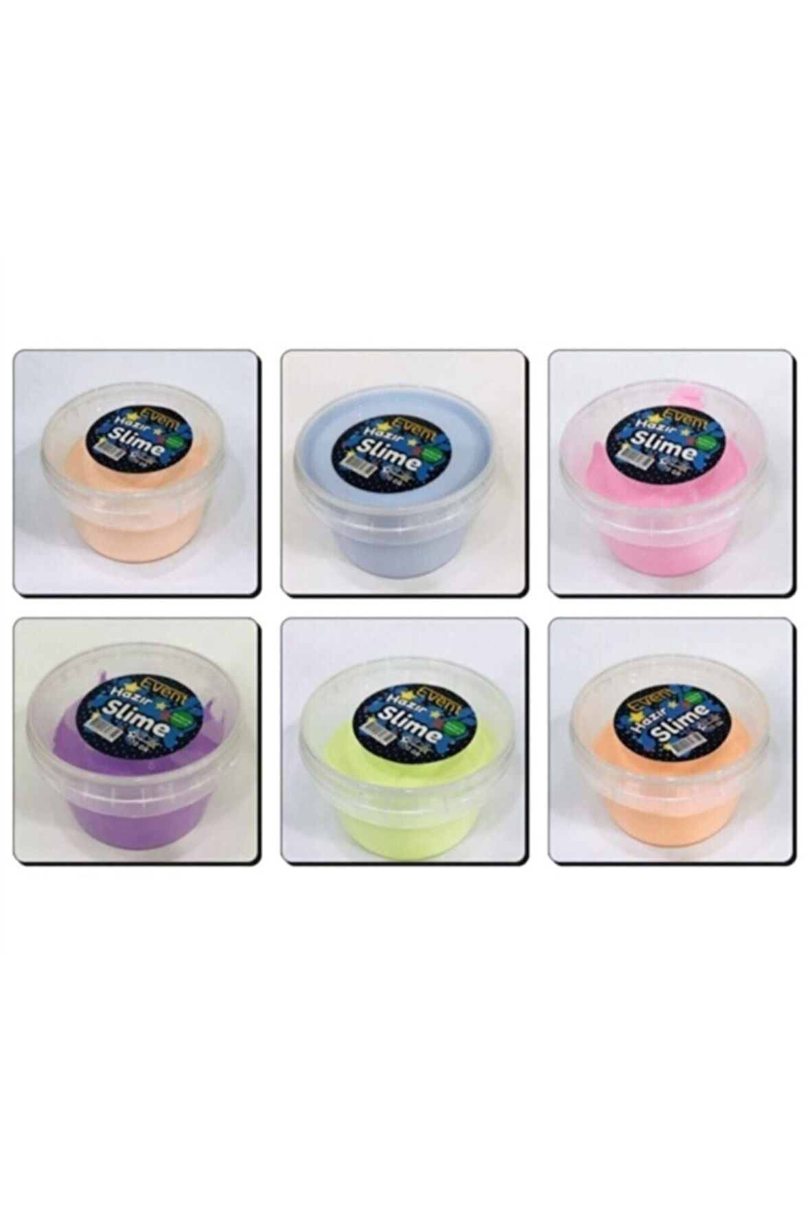 Hazır Slime 6'lı Karışık Set