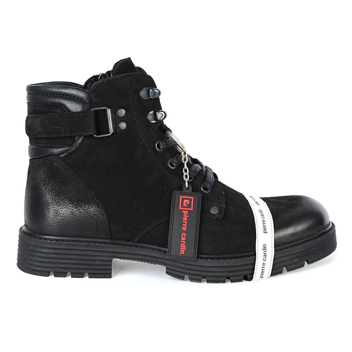 Pierre Cardin 77648 Nubuk Siyah %100 Deri Kışlık Erkek Bot