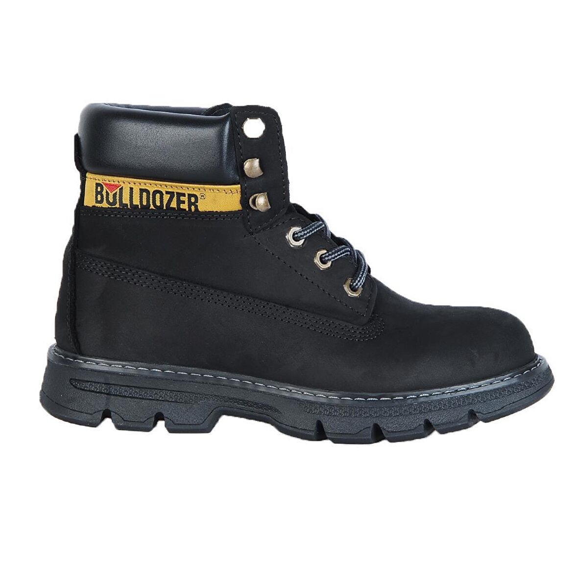 Bulldozer 240516 Nubuk Hakiki Deri Kadın Düz Bot