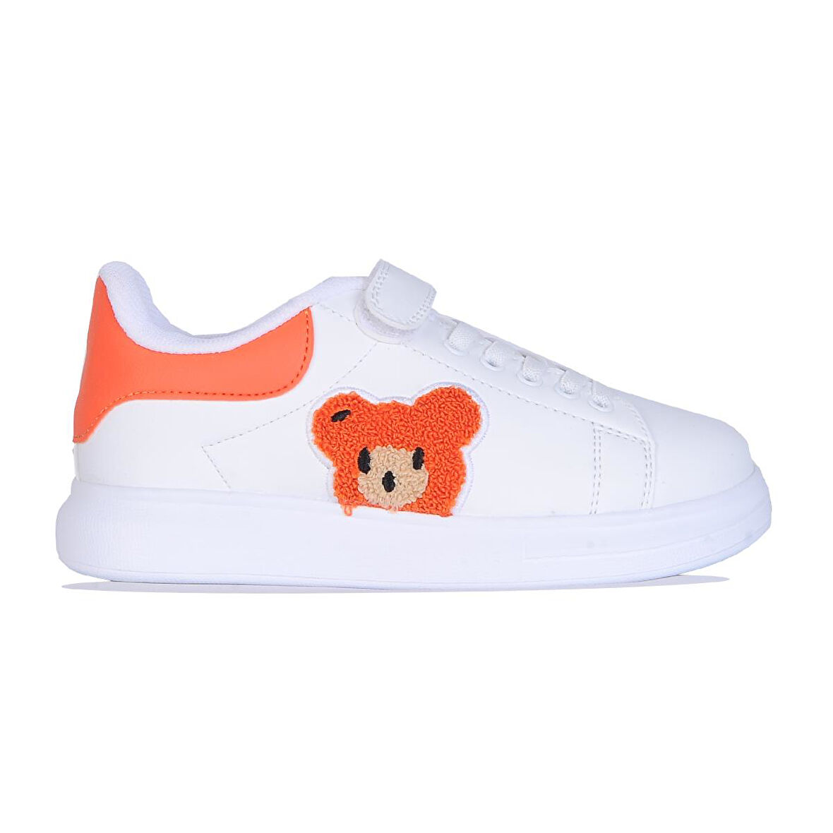 Skuaıter F-11 Byz-oranj Cırtlı Kız Çocuk Sneaker Spor Ayakkabı