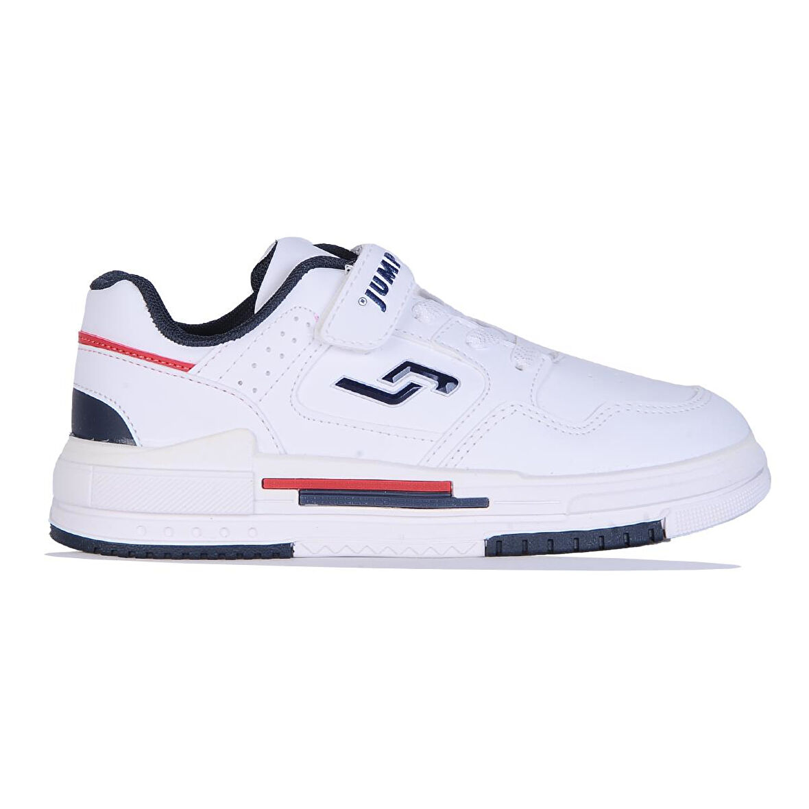 Jump 30061 Beyaz Cırtlı Erkek Çocuk Sneaker Spor Ayakkabı