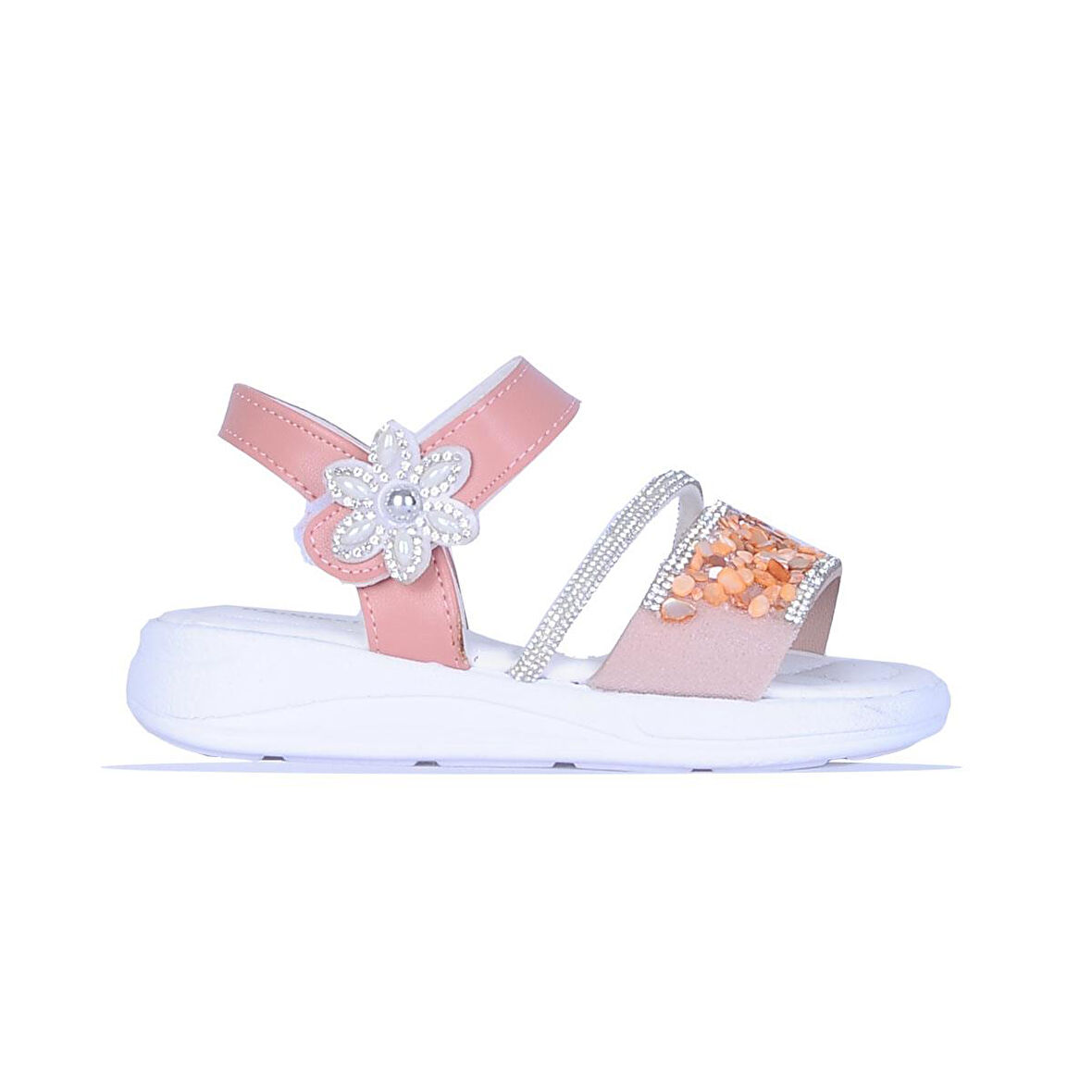 Skuaıter 8110 Barbie Taşlı Kız Çocuk Sandalet