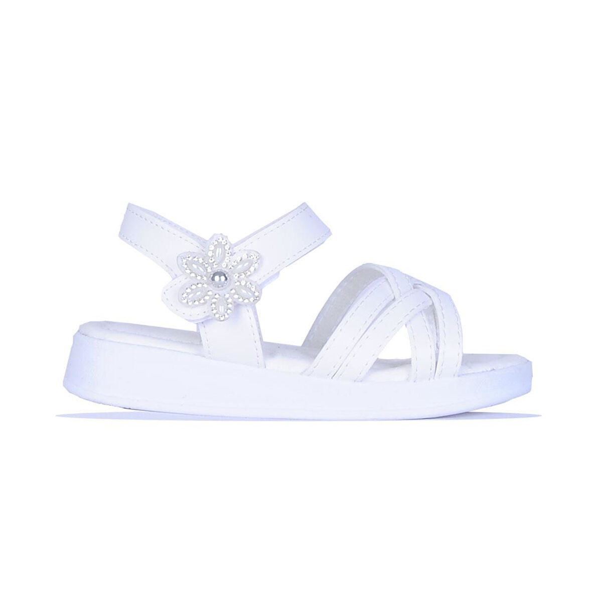 Skuaıter 7180 Cansu Beyaz Kız Çocuk Sandalet