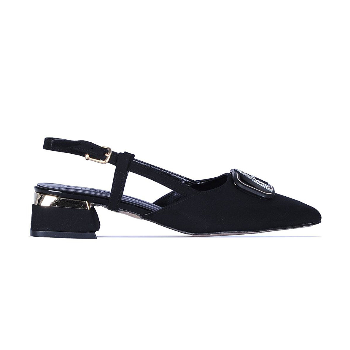 Scarletta S3 Saten 3Cm Kadın Topuklu Ayakkabı