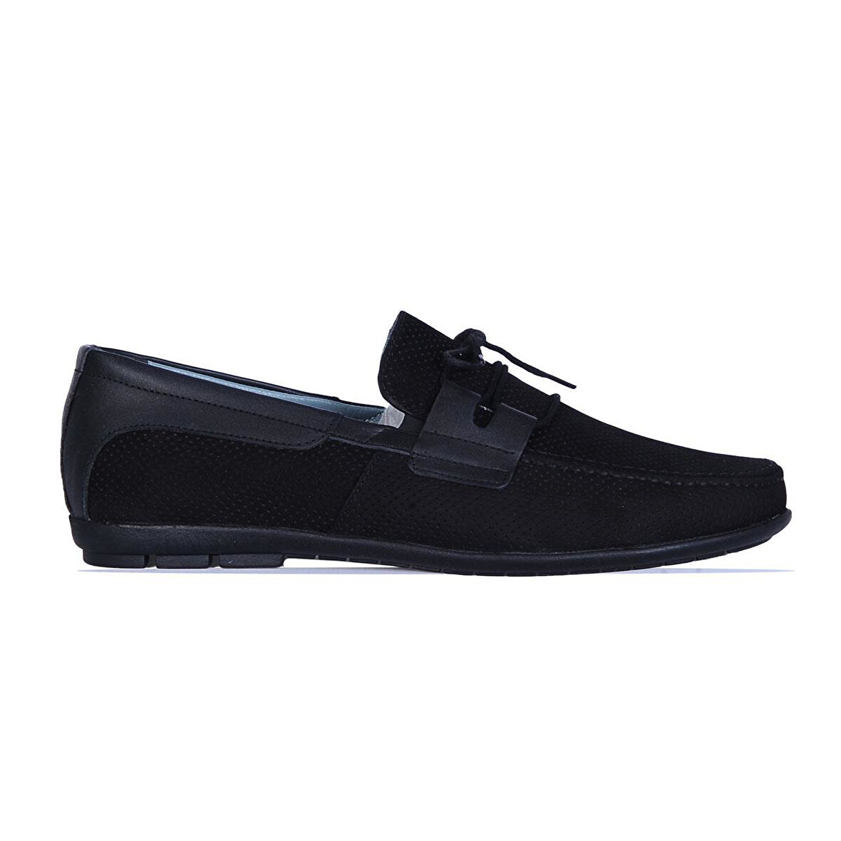 Balayk 025 Siyah Nubuk Deri Erkek Loafer Ayakkabı