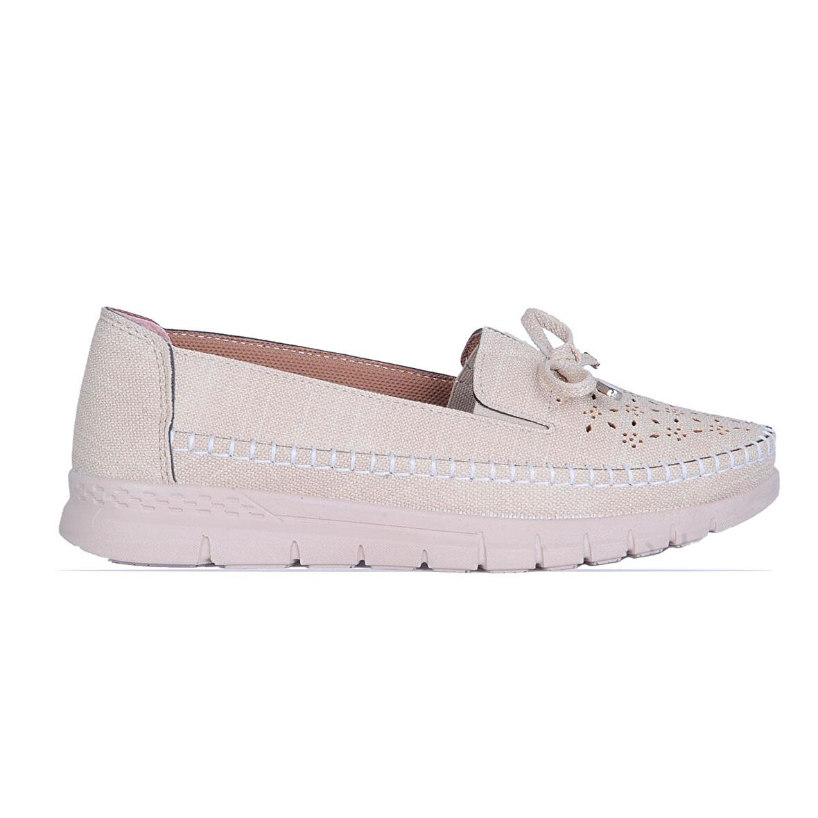 Ayakcenter A709 Bej Ayzen Kadın Babet