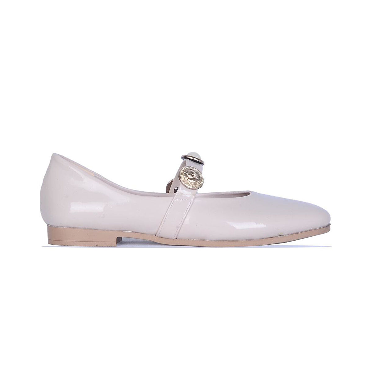 Ayakcenter Hr2 Herbro Krem Rugan Kadın Babet