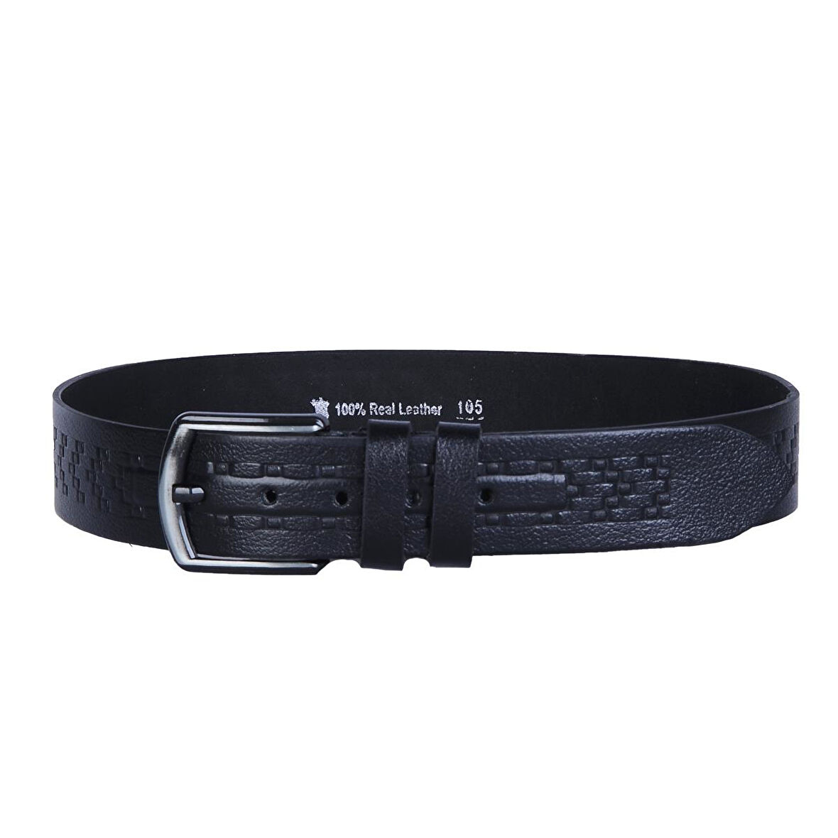 Skuaıter 28-Çakır Siyah %100 Deri Erkek Kot Kemer