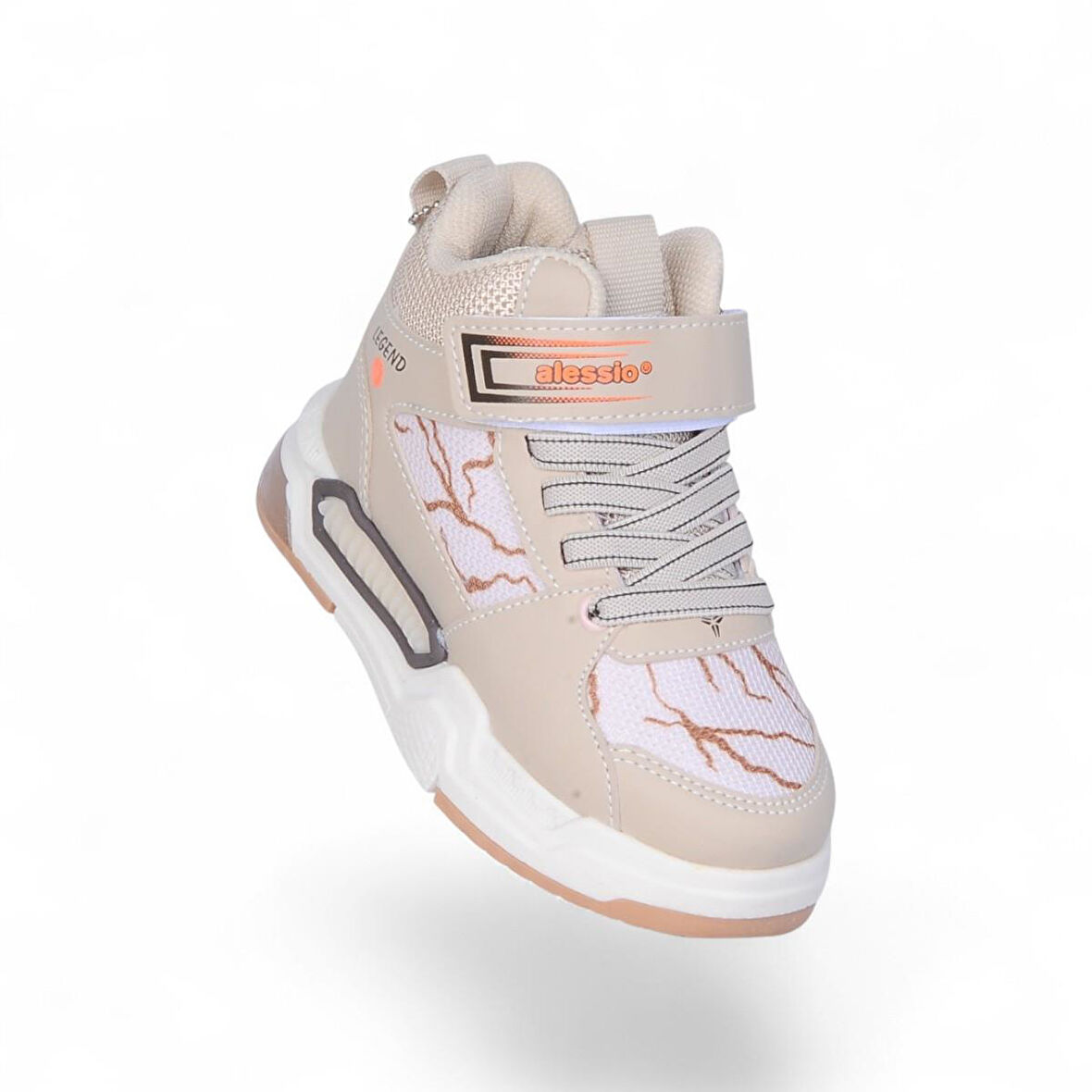 Ayakcenter 042 Alessio Bej Kız Çocuk Sneaker Ayakkabı