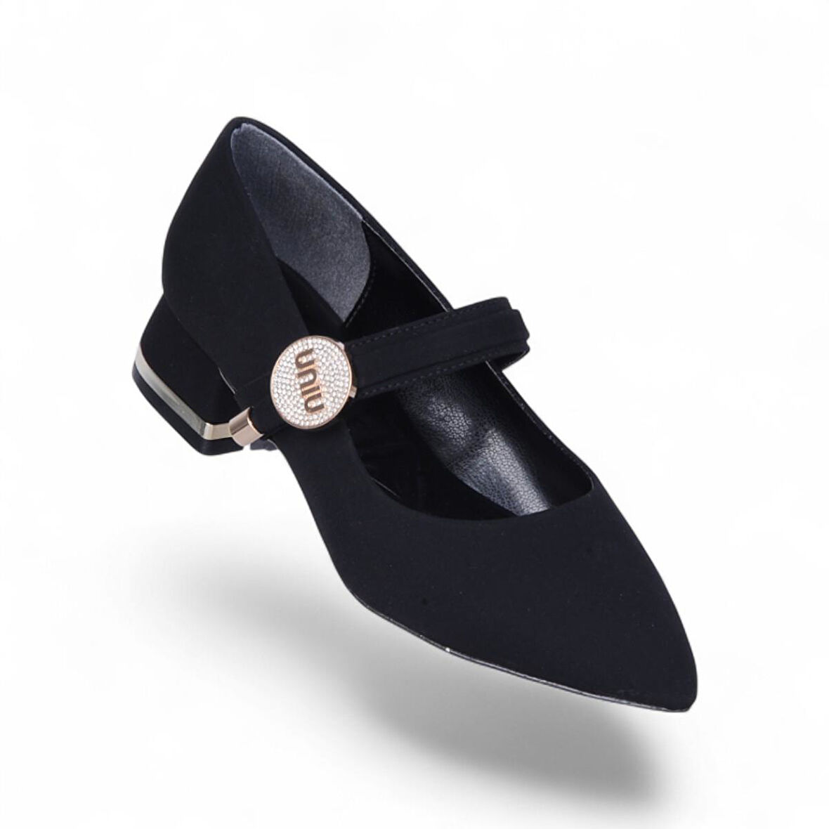 Scarletta S11 Saten 3Cm Kadın Topuklu Ayakkabı