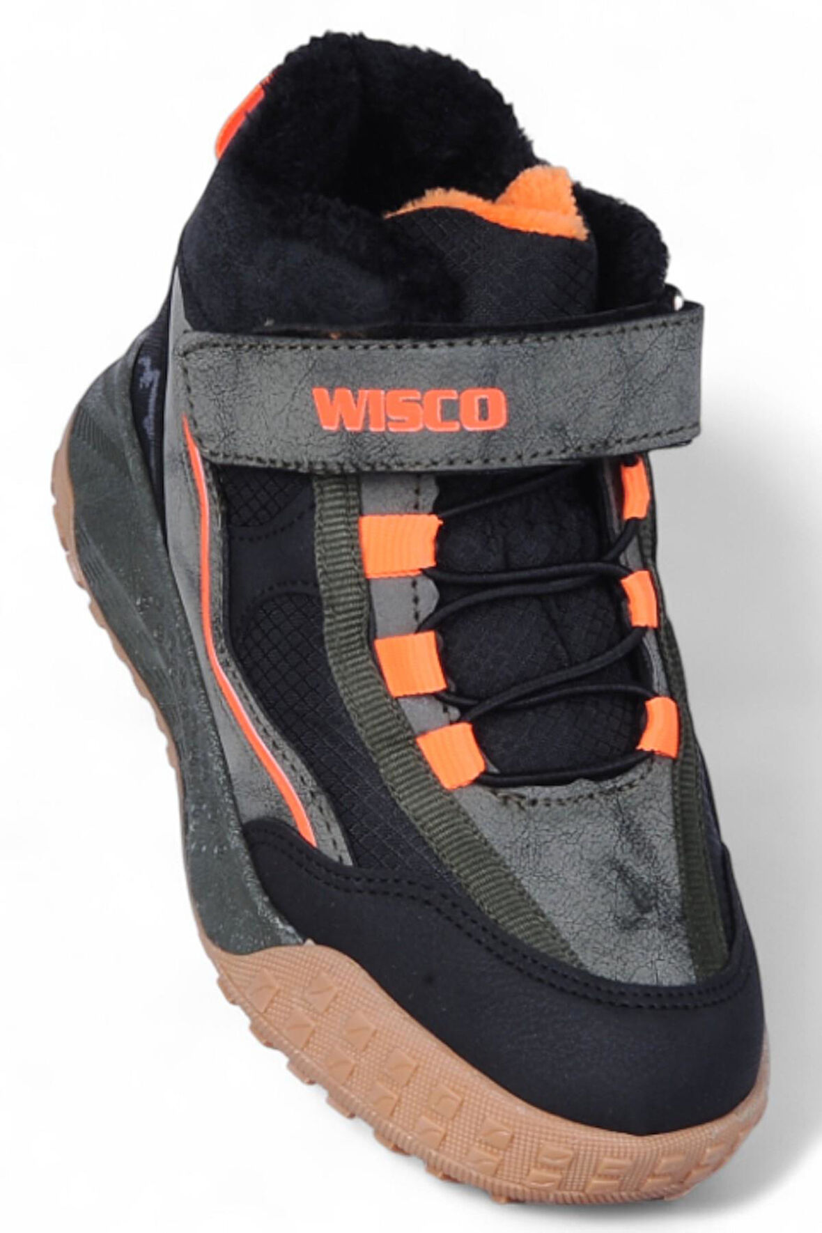 Wisco 064 Haki-Orj Erkek Çocuk Kürklü Bot