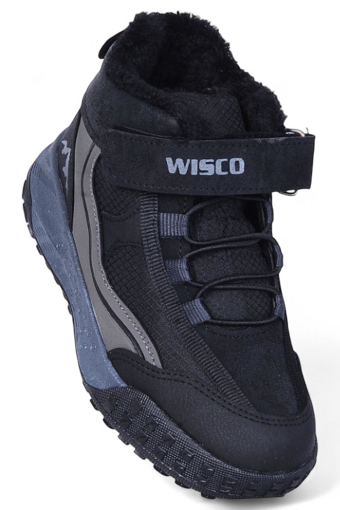 Wisco 064 Siyah Erkek Çocuk Kürklü Bot