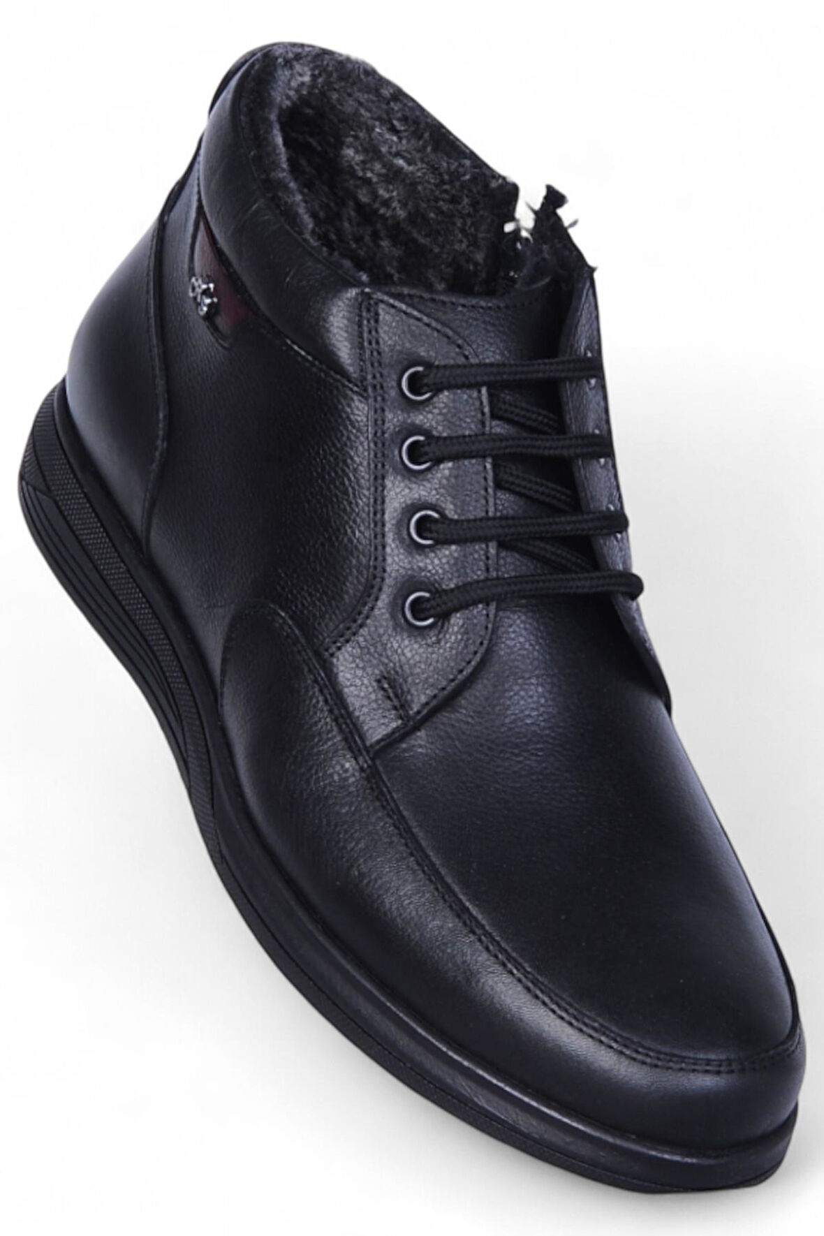 Crısso B463 Siyah Bsk Kauçuk %100 Deri Erkek Bot Ayakkabı