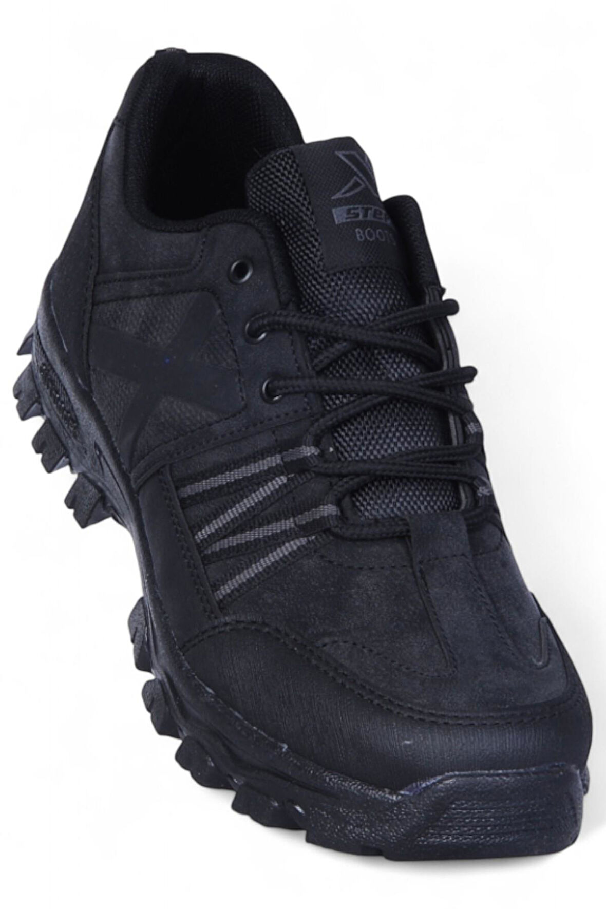 X-Step K7 Siyah Kışlık Traking Erkek Kısa Ayakkabı