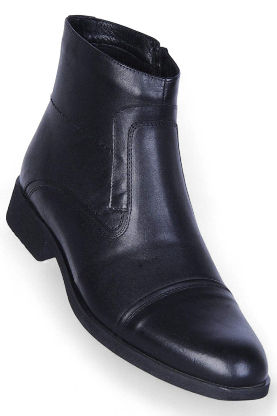 Burç 02621 Siyah Erkek Deri Bot