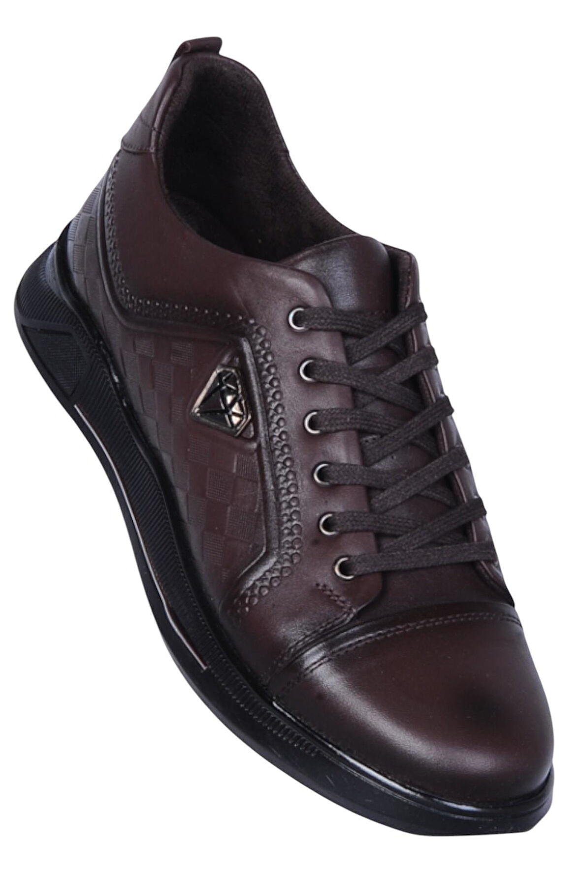 Dropland 9022 Kahve Nopa %100 Deri Kışlık Erkek Casual Ayakkabı