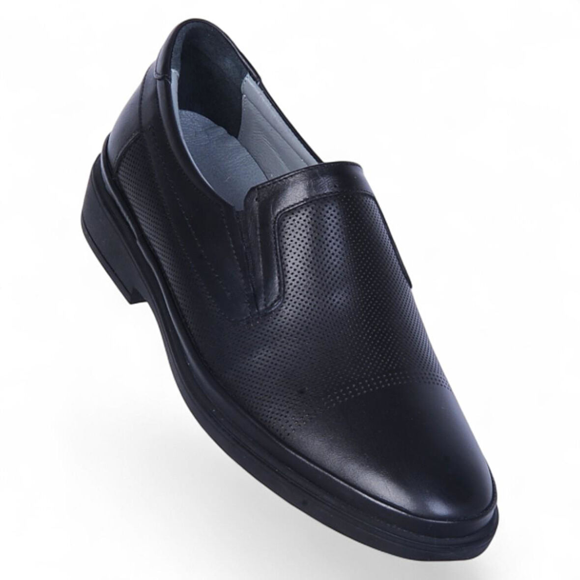 Baloğlu 72 Lz Siyah Kauçuk %100 Deri Erkek Klasik Ayakkabı