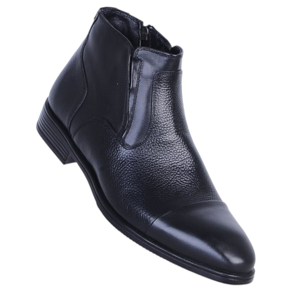 Censay 137 Siyah Garne Zigana Erkek %100 Deri Kürklü Bot