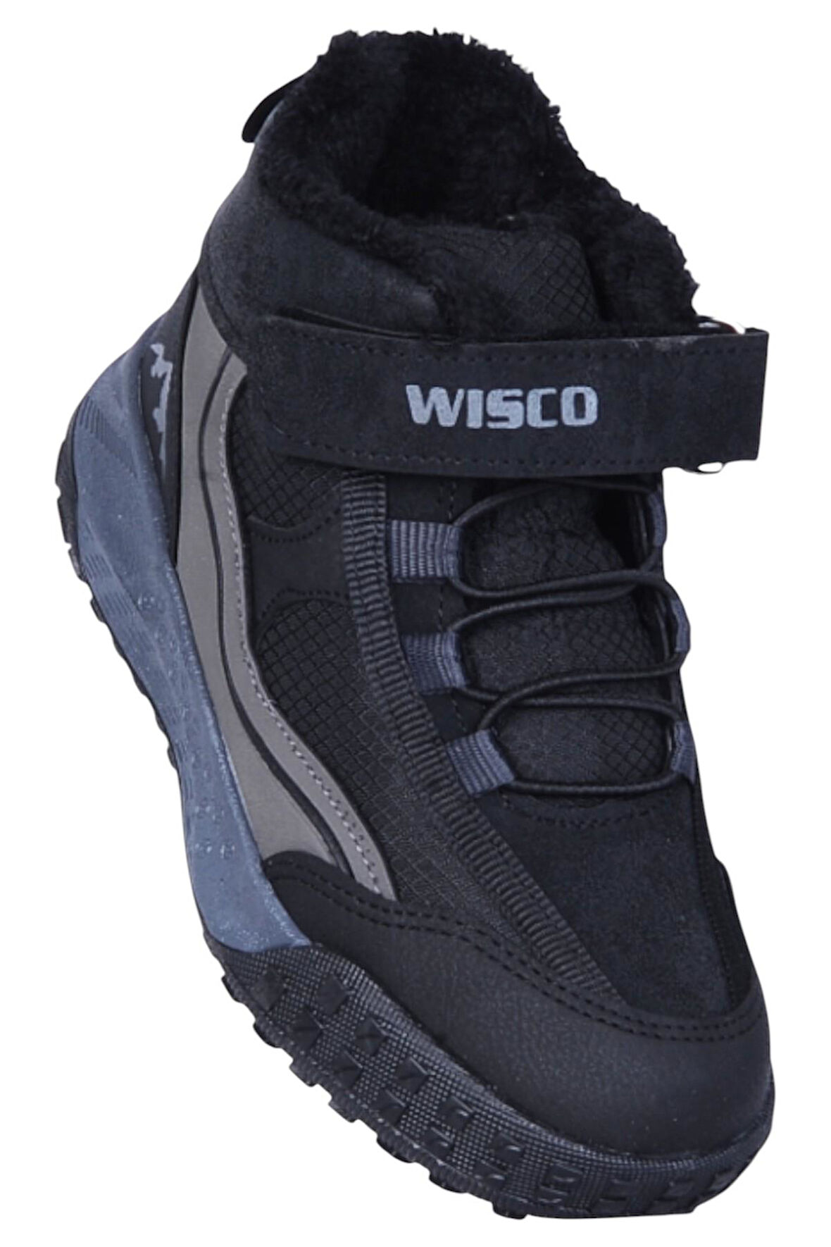 Wisco 064 Siyah Erkek Çocuk Kürklü Bot