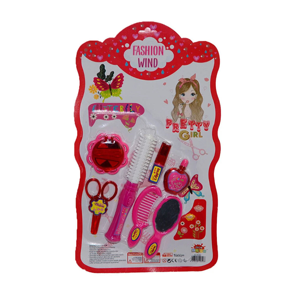 Moda Rüzgarı Makyaj ve Kuaför Seti