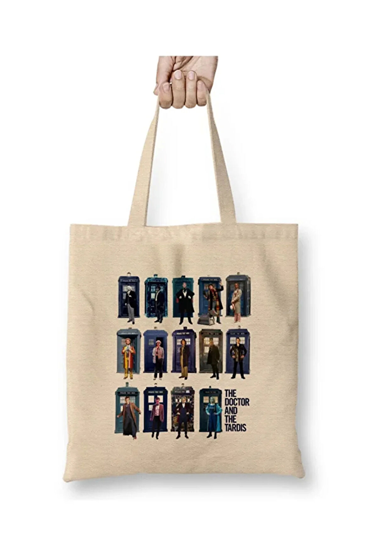 Doctor Who The Fourte Bez Çanta Uzun Saplı Alışveriş Çantası Plaj Çantası