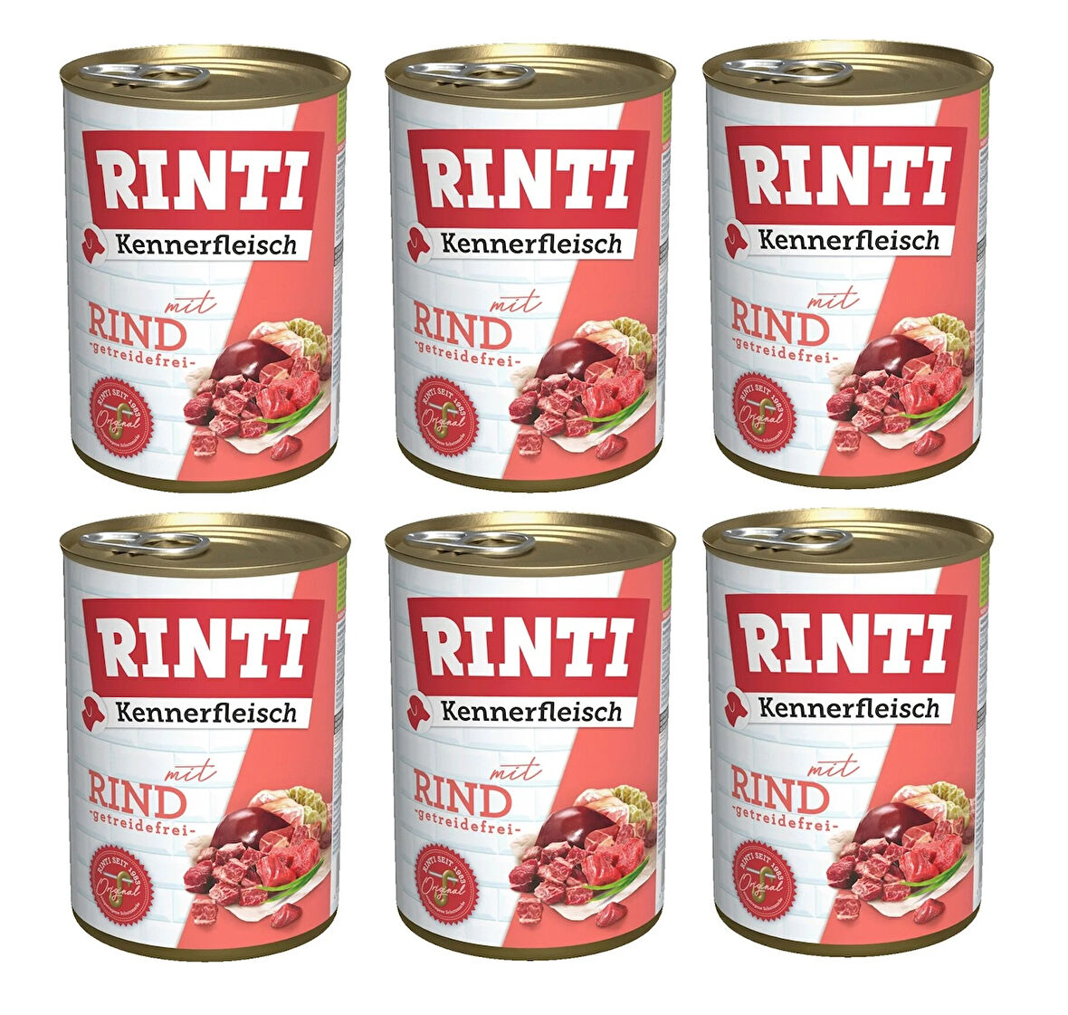 Rinti Dana Etli Gurme Köpek Konservesi 400 Gr. X 6 Adet