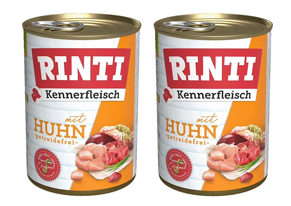 Rinti Tavuklu Gurme Köpek Konservesi 400 Gr. X 2 Adet