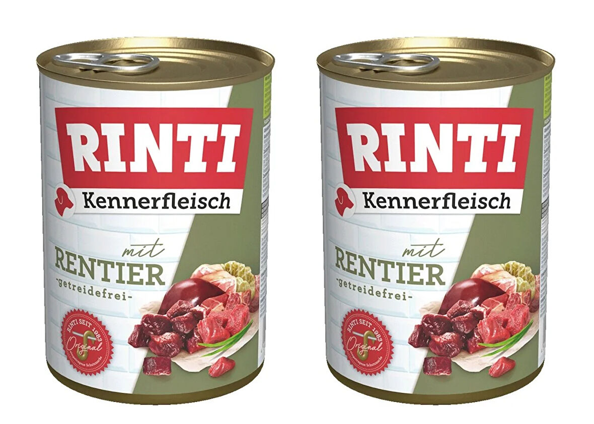 Rinti Geyik Etli Gurme Köpek Konservesi 400 Gr. X 2 Adet