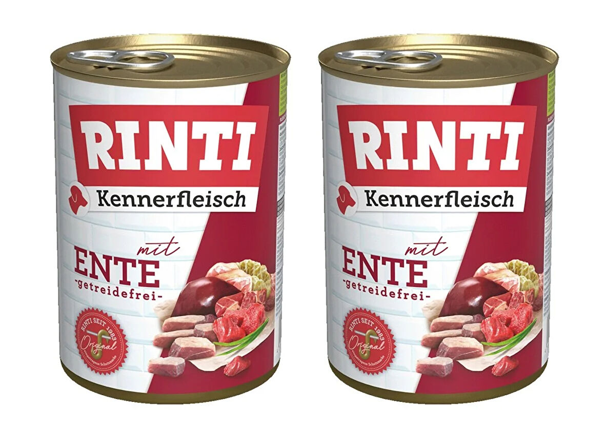 Rinti Ördekli Gurme Köpek Konservesi 400 Gr. X 2 Adet