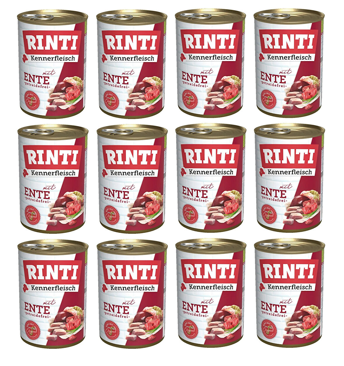 Rinti Ördekli Gurme Köpek Konservesi 400 Gr. X 12 Adet