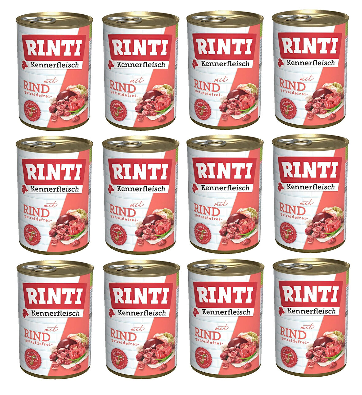 Rinti Dana Etli Gurme Köpek Konservesi 400 Gr. X 12 Adet