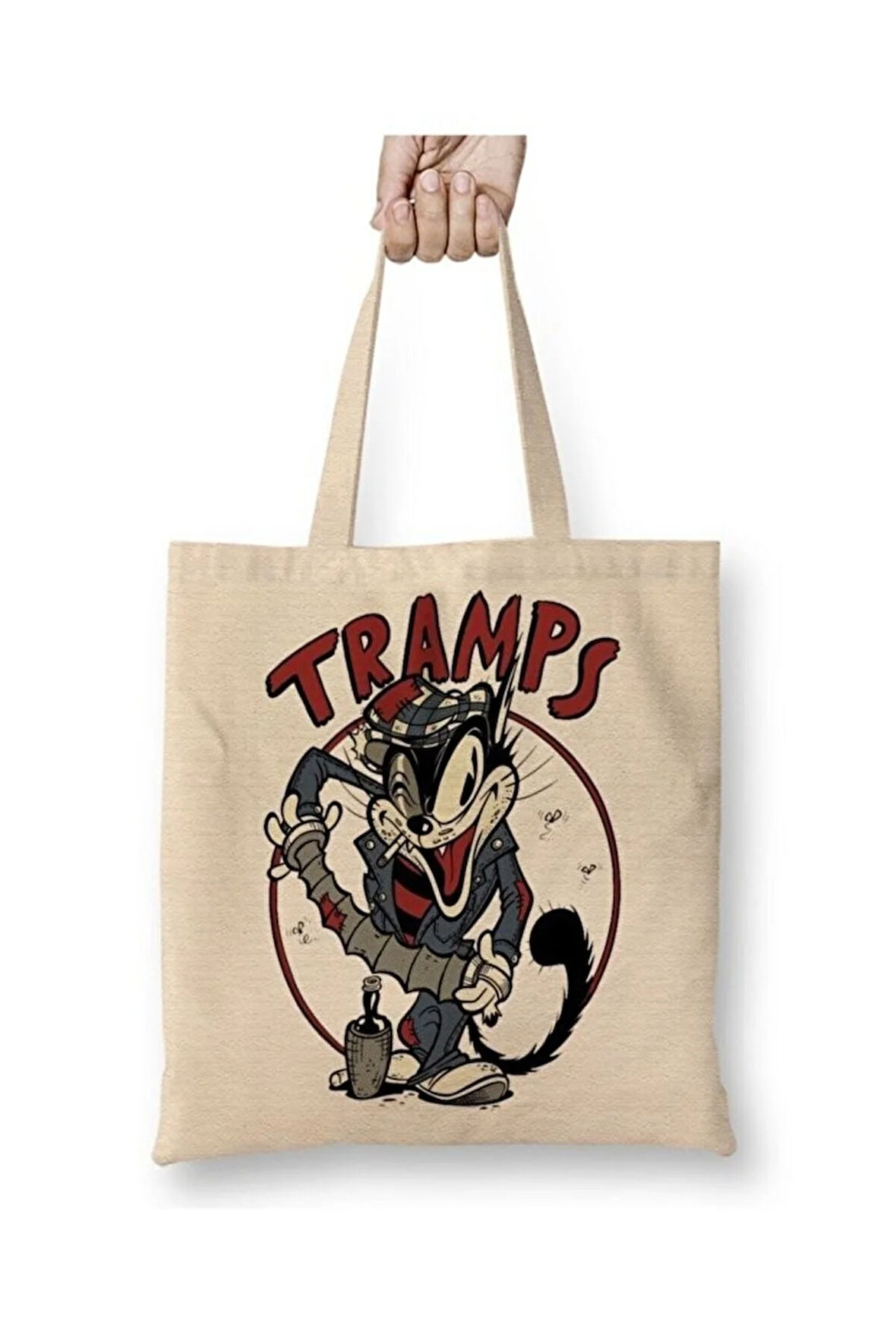 Gato Sanfonero Bez Çanta Uzun Saplı Alışveriş Çantası Plaj Çantası