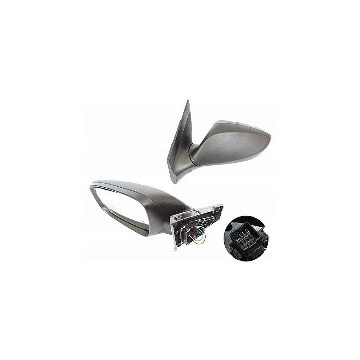 AYNA DIŞ DİKİZ ACCENT 11= BLUE ELEKTRİKLİ ISITMALI SİYAH SOL