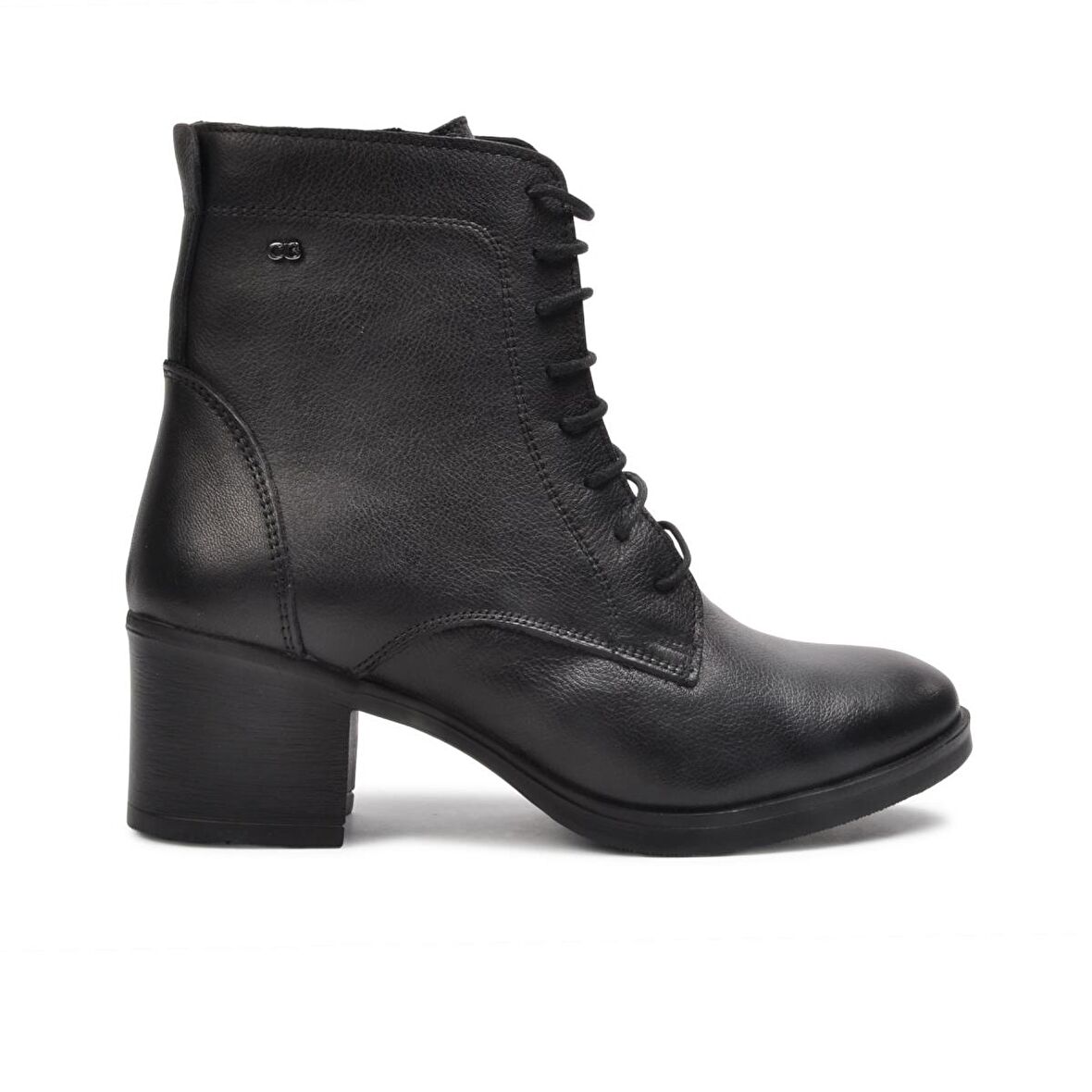 Castle Black 92159-1 Siyah Kadın Hakiki Deri Bot