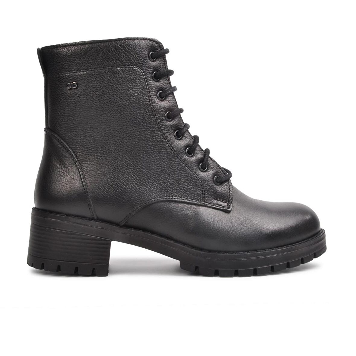 Castle Black 2680-1 Siyah Kadın Hakiki Deri Bot