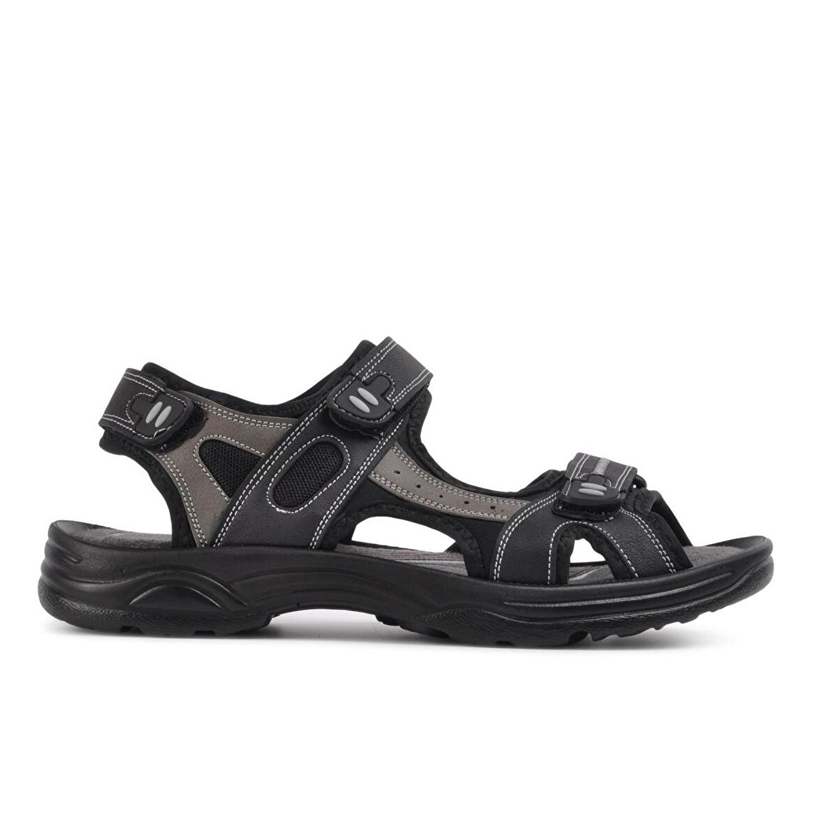 Castle Black K-3 Siyah Sandalet