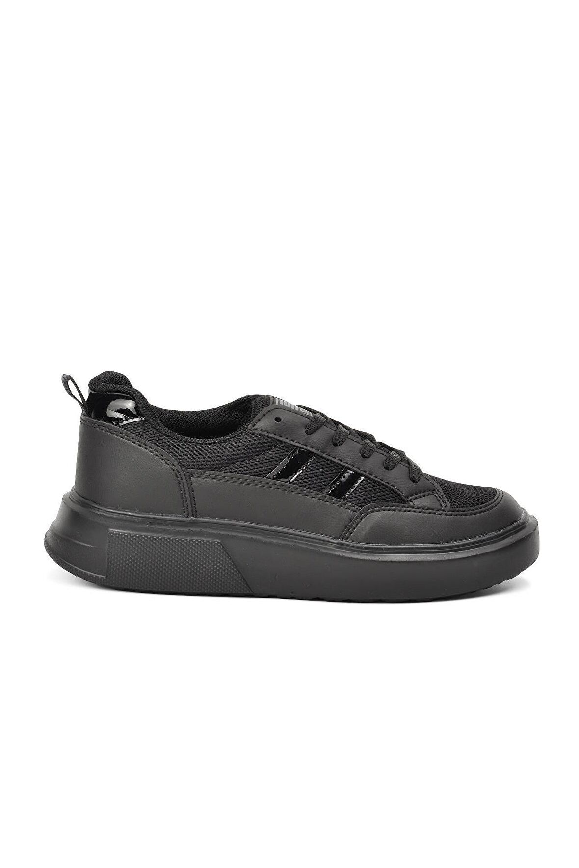 Walkway Deren Siyah Unisex Spor Ayakkabı