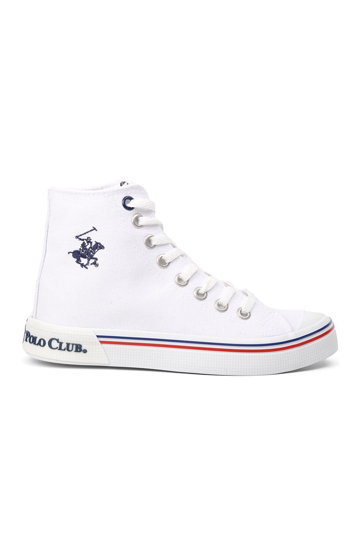 Po-10141 Beyaz Kadın Bilek Boy Sneaker