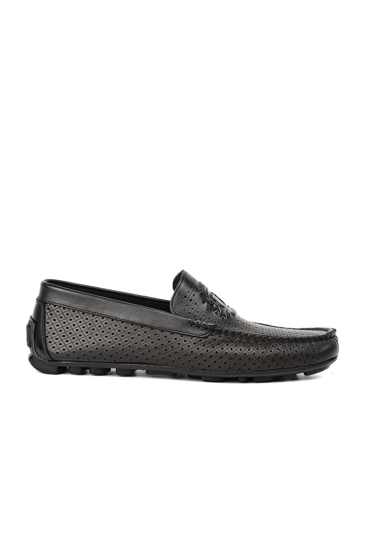 Ayakmod Src2205 Siyah Hakiki Deri Erkek Loafer Ayakkabı