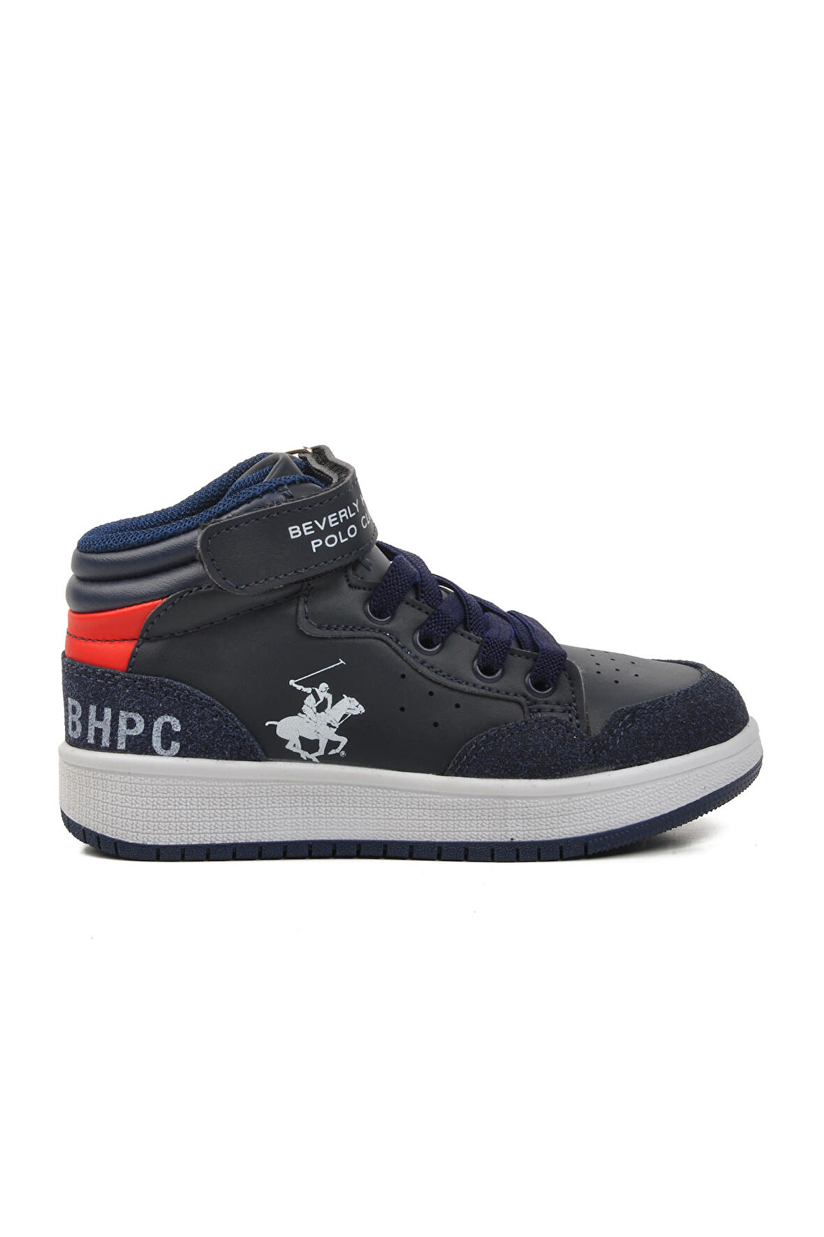 PO-10303-P Lacivert Çocuk Hi Sneaker