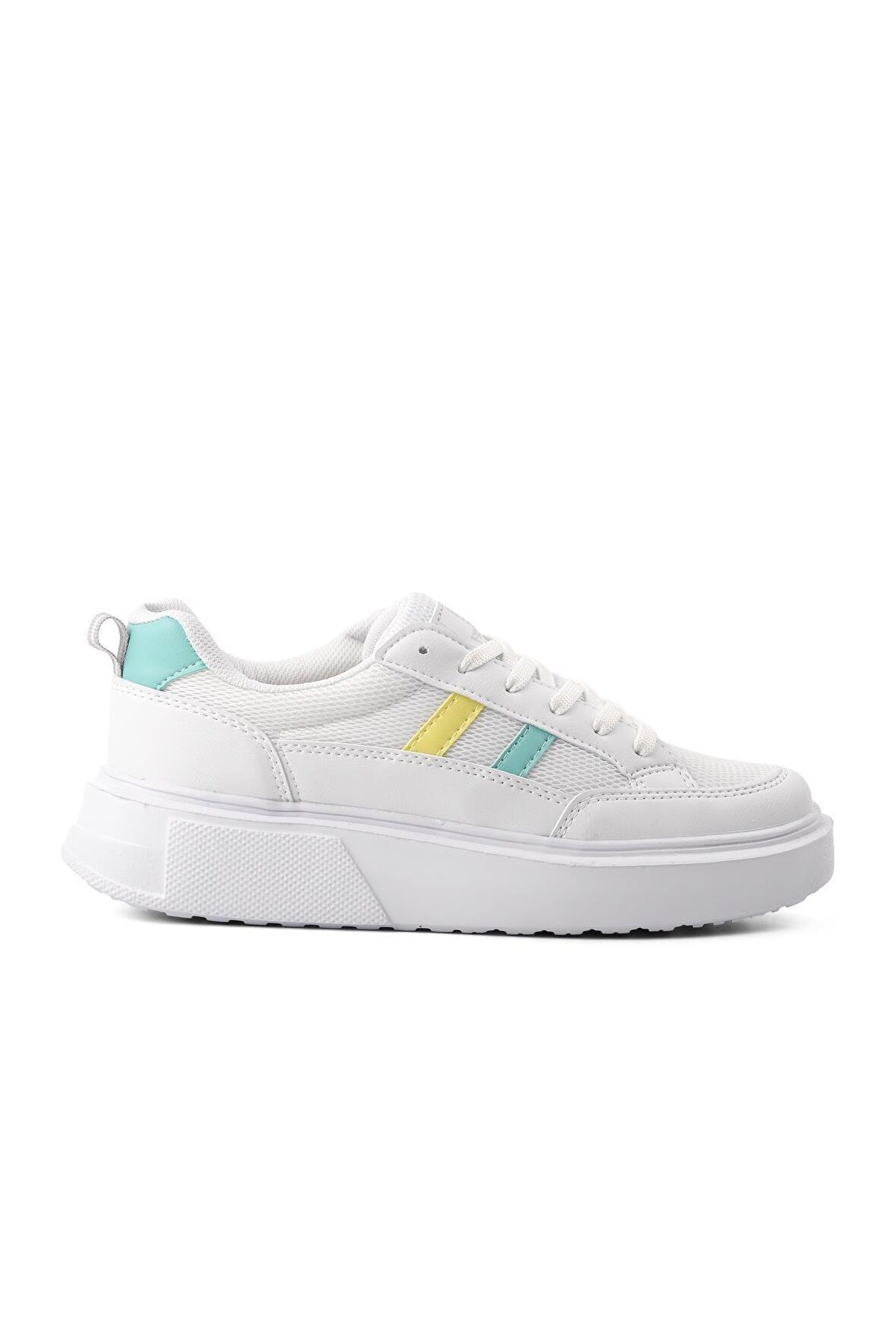 Walkway Deren-G Beyaz-Sarı-Yeşil Kadın Sneaker