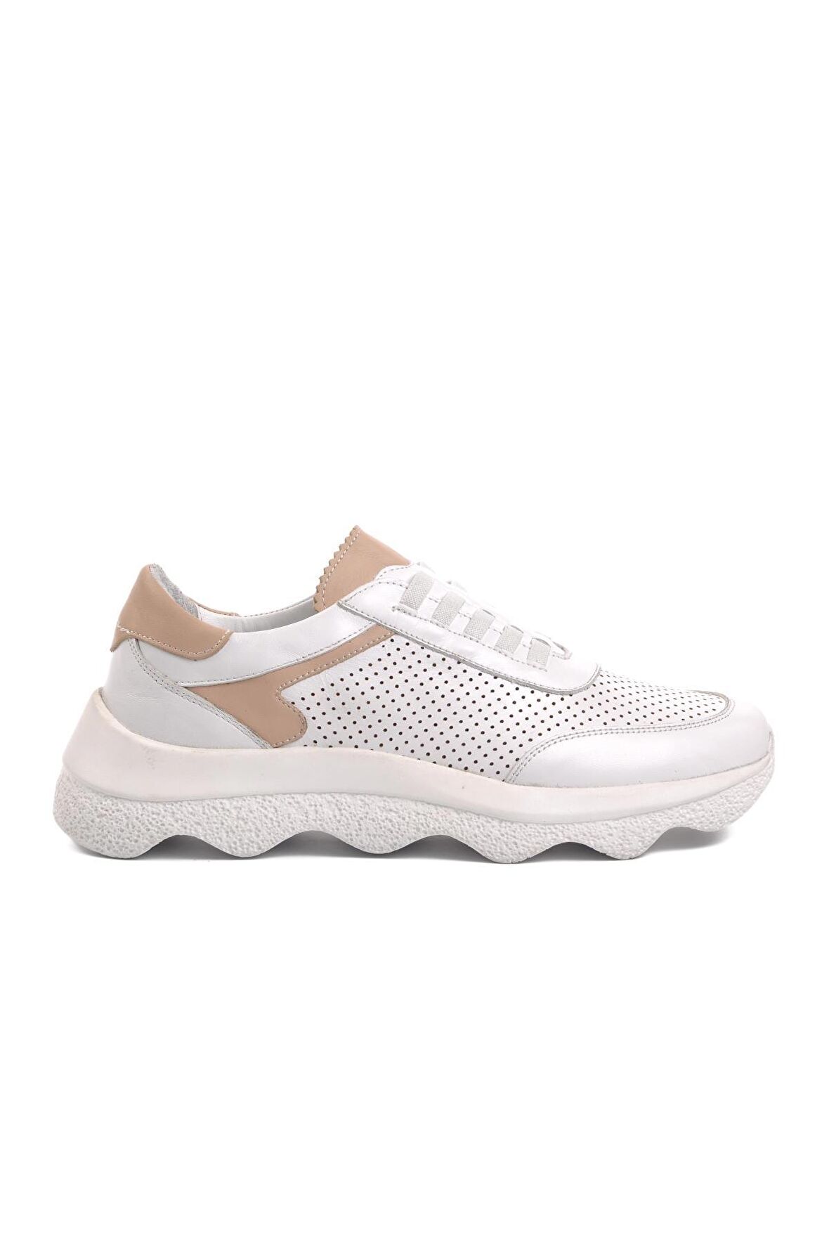 Venüs 2314004 Beyaz İçi Dışı Hakiki Deri Kadın Sneaker
