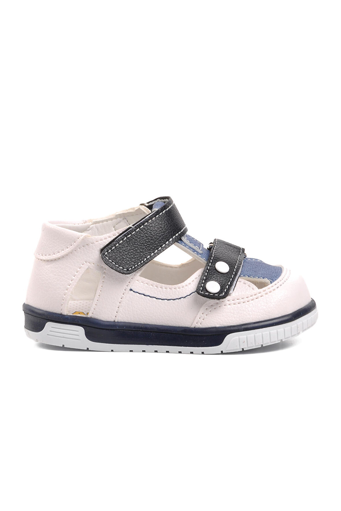 Ayakmod Arz 3200-B Beyaz-Kot Mavi Bebek Günlük Ayakkabı