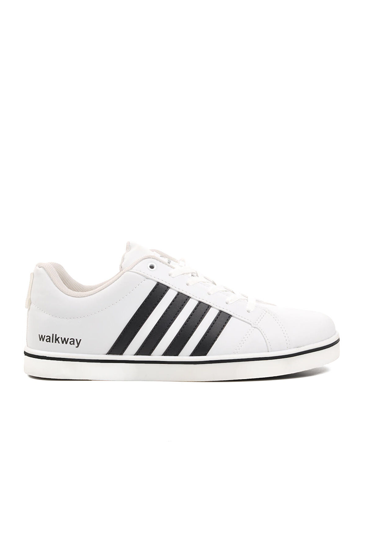 Walkway Dragon Beyaz-Siyah Bağcıklı Erkek Sneaker