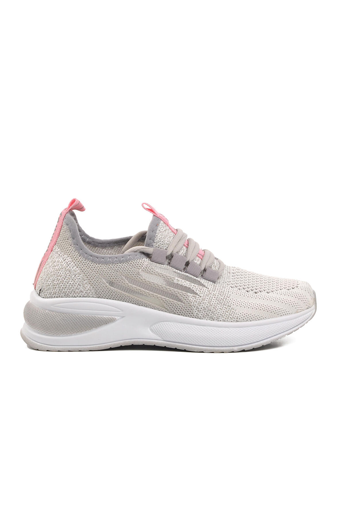 Walkway Ravello-F Buz-Pudra Süs Bağcıklı Fileli Çocuk Spor Ayakkabı