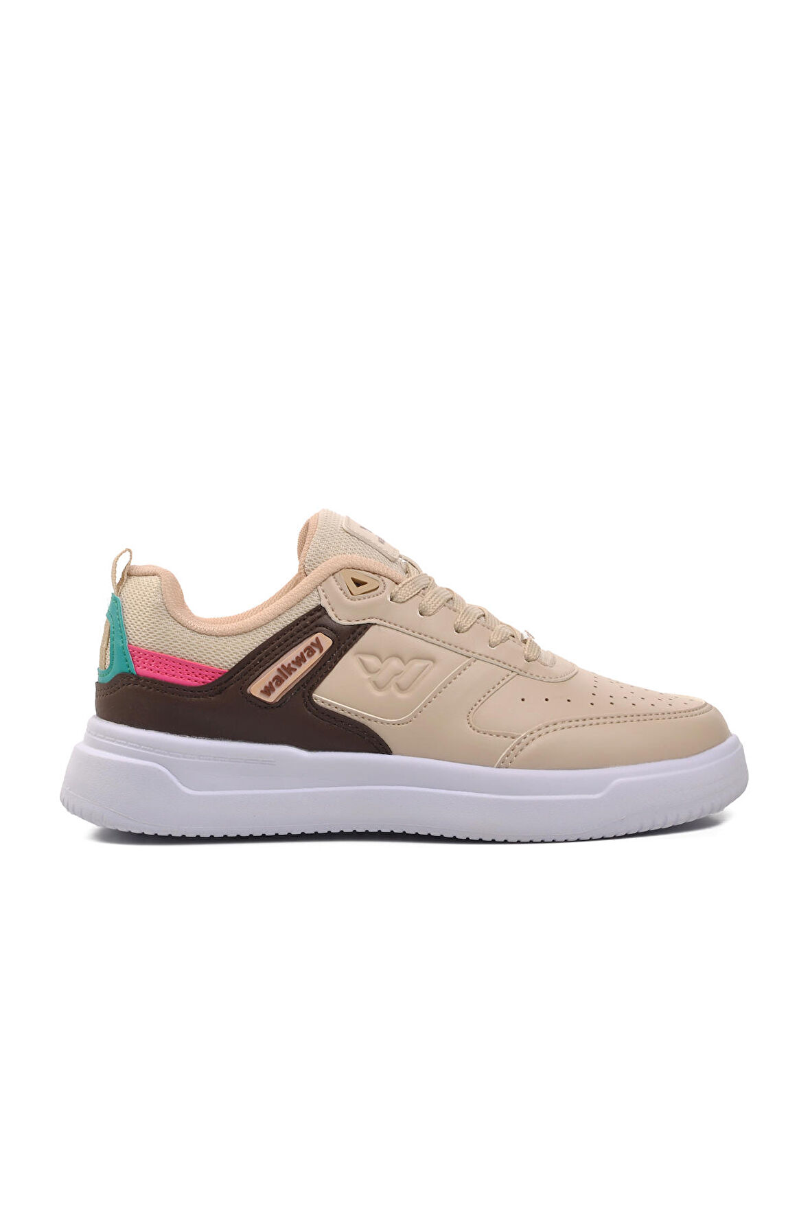 Walkway Berry Bej-Kahve Unisex Sneaker