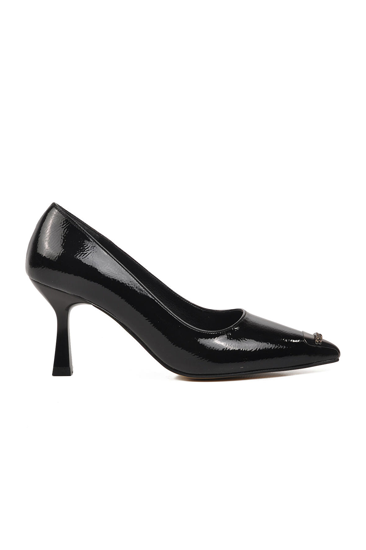 Ayakmod 357069 Siyah Kadın Taşlı Stiletto