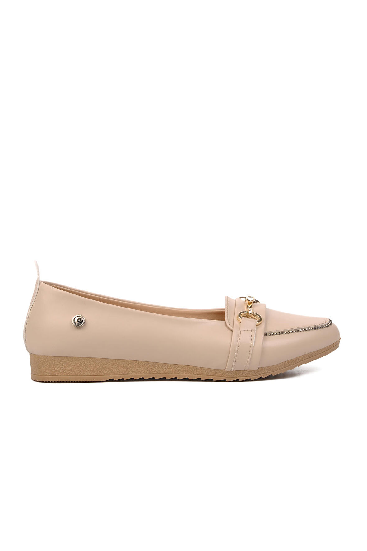 Pierre Cardin PC-53016 Bej Kadın Babet