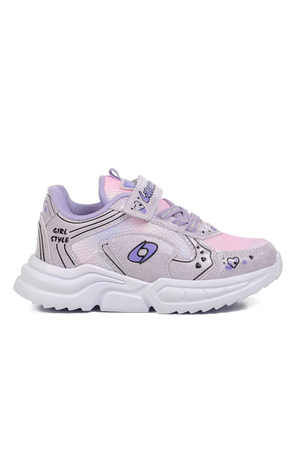 Ayakmod 732-P Buz-Lila Kız Çocuk Spor Ayakkabı